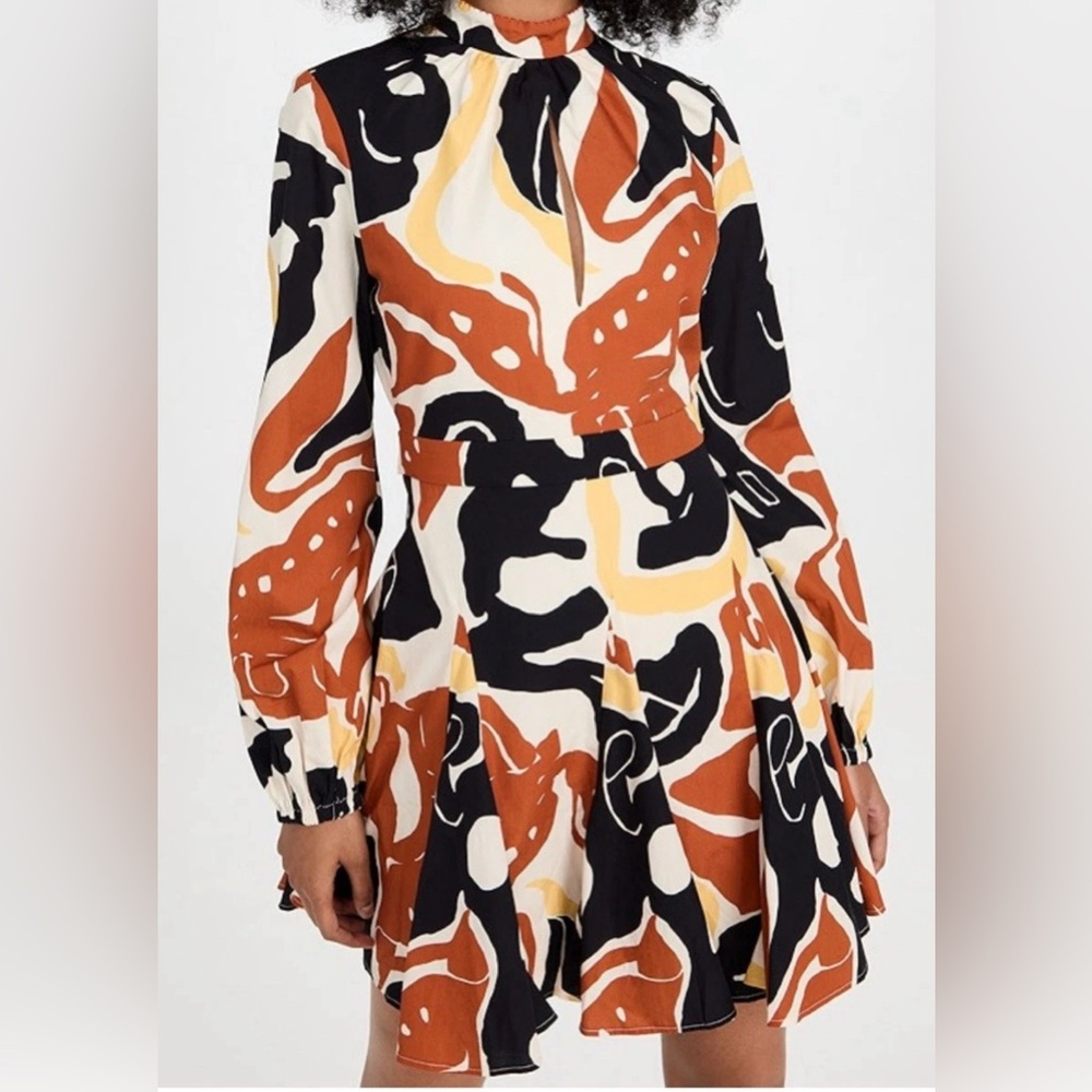 De Loreta Leonor dress in El Pueblo print women’s size M, NWT